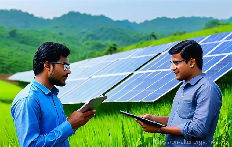 대체에너지 시장 성장 전망 - **Prompt for Wind Energy:**
    "A breathtaking panoramic view of the serene coastline of Bangladesh...