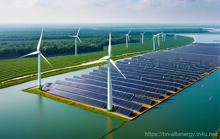 청정 에너지 시장 동향 - **Rooftop Solar for a Peaceful Home:** A warm, inviting scene of a modern family home with a vibrant...