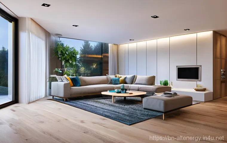 에너지 효율성 개선 - Here are three detailed image generation prompts in English, adhering to all specified guidelines: