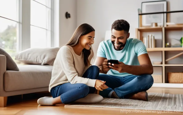 에너지 효율성 개선 - Image Prompt 1: Smart Home Energy Management**