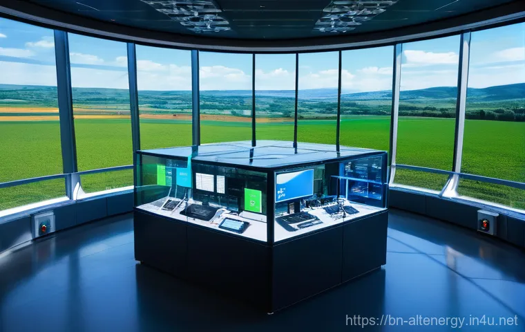 대체에너지 수출 국가 - **Global Renewable Energy Innovation Hub:**
    "A vibrant, dynamic panoramic shot of a technologica...